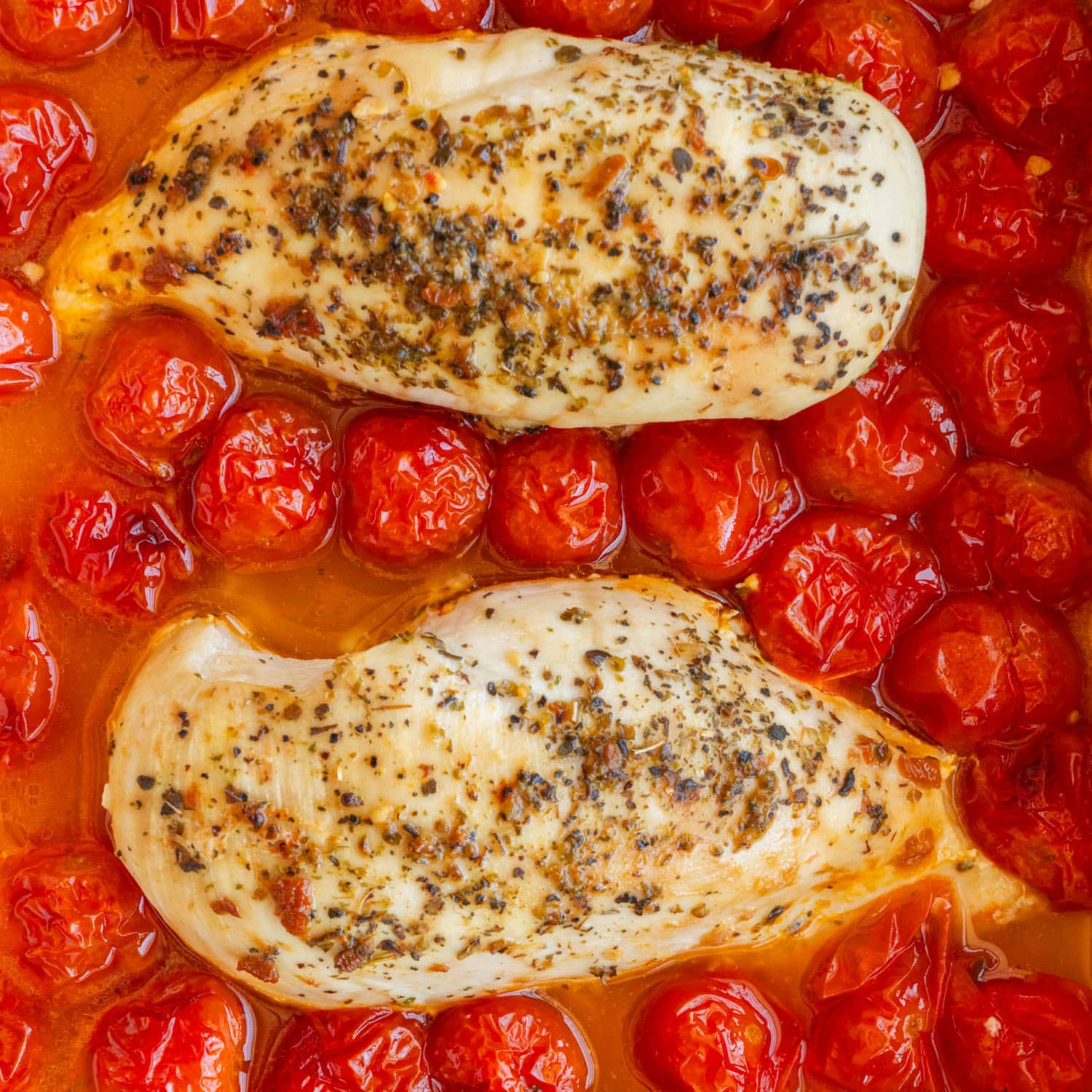 Baked Chicken & Cherry Tomatoes: One Dish Wonder with White Beans